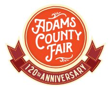 Adams county fair 2024 logo, 120th anniversary logo