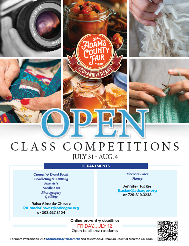 2024 Open Class Competitions flyer