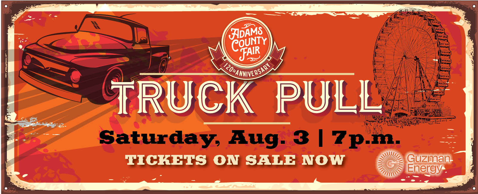 Tickets on sale for Truck Pull