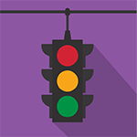 Cartoon of Traffic Light