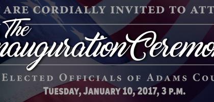 Adams County Inauguration Ceremony