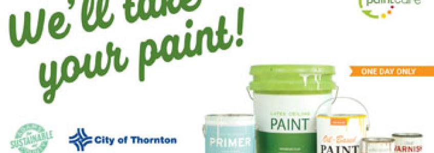 Free Paint Drop-Off Event 